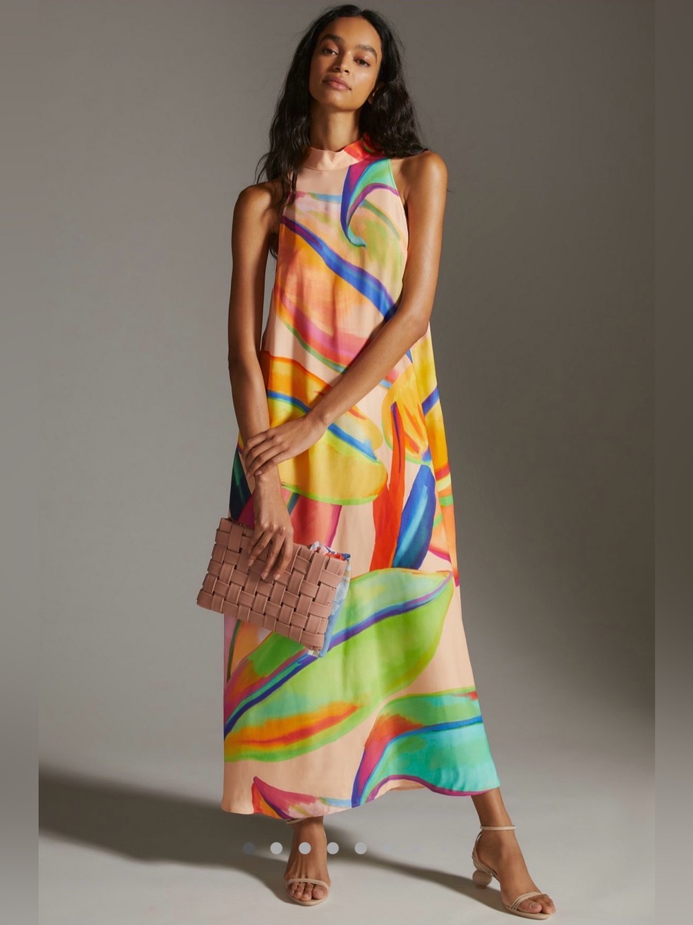 Farm Rio Halter Maxi Dress